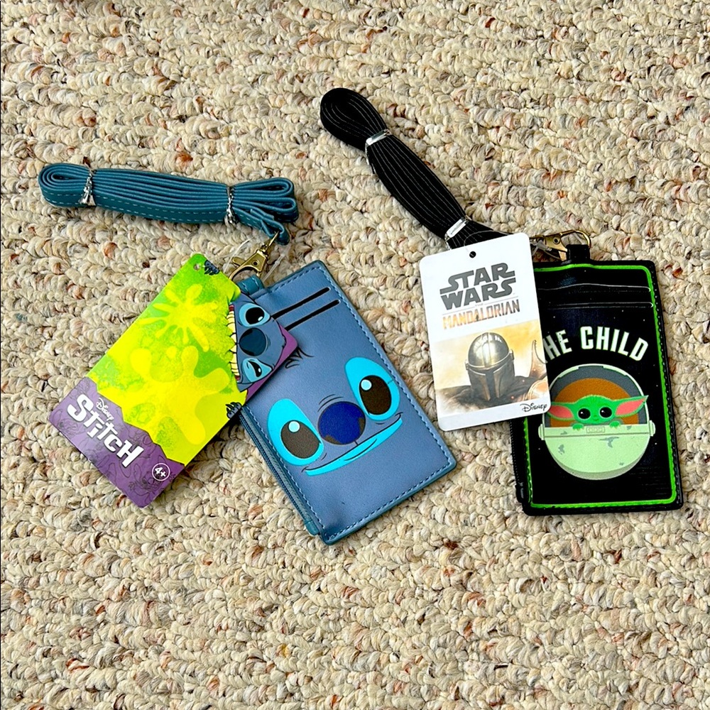 Disney Kids Accessories - Stitch and The Child Card Holders